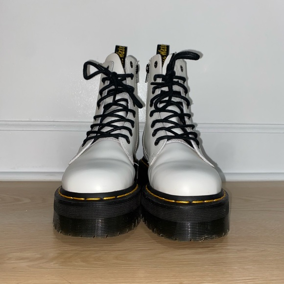 Dr. Martens Jadon Platform Boot - White Size 5 - Picture 6 of 8